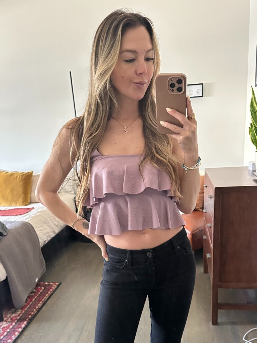 Zara Ruffle Cami - Picture 2 of 2